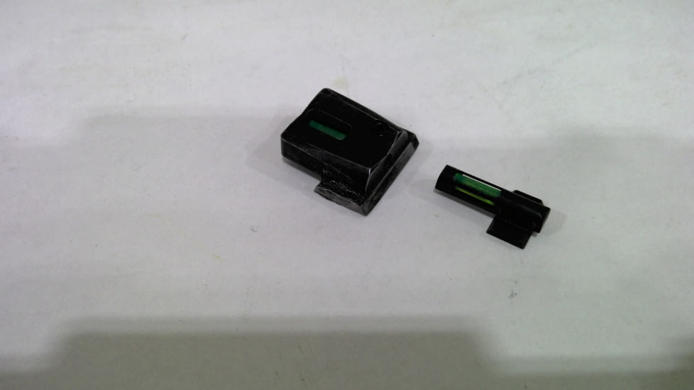 EDEMO HiViz Litewave H3 Tritium/Litepipe Sight Set, S&amp;W M&amp;P Shield, MPSN321, EDEMO1