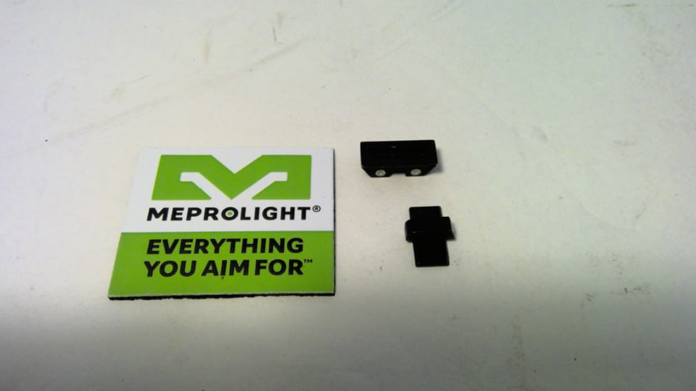 EDEMO Meprolight Kahr Tru-Dot Green Night Sight Set, 9mm/.40 S&amp;W Pre-November 2004 Models, Black, ML15109G, EDEMO1