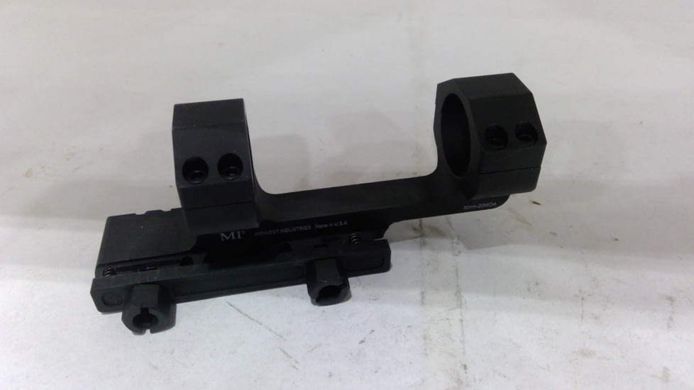 EDEMO Midwest Industries 30mm Gen 2 Scope Mount - 20MOA, Black, MI-SM30G2-20MOA, EDEMO1