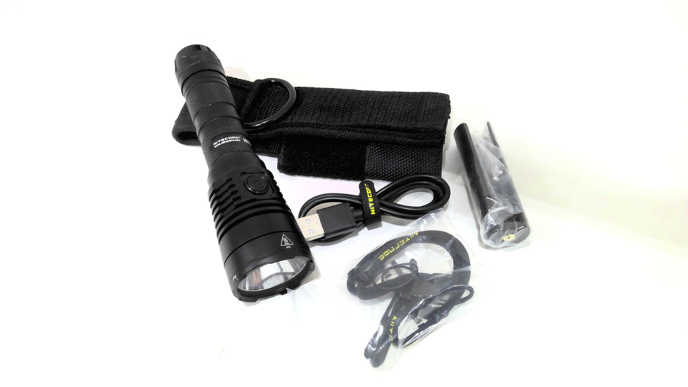 EDEMO Nitecore MH25S 1800 Lumen USB-C Rechargeable Flashlight, Black, 6952506406548, EDEMO1