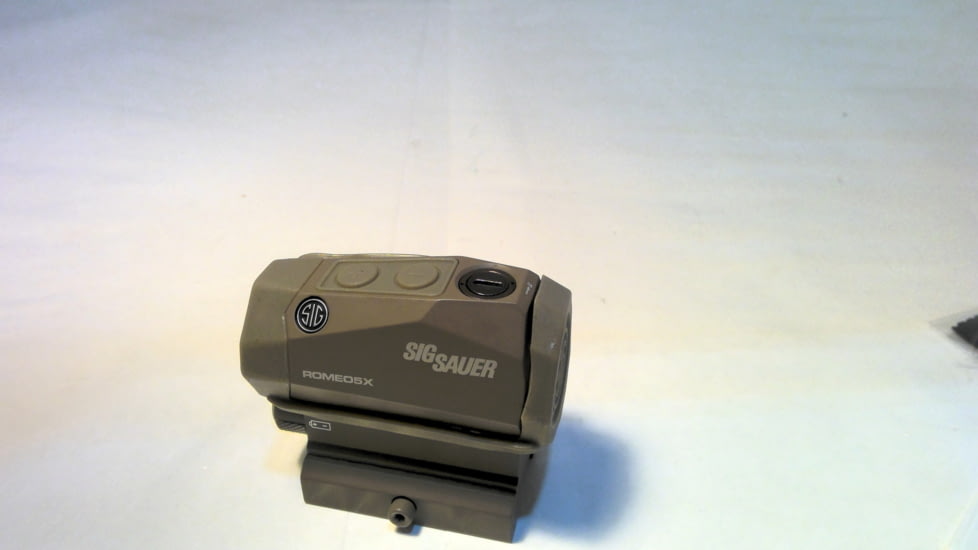 EDEMO SIG SAUER OPMOD Romeo5 X 1x20mm Compact Reflex Red Dot Sight, 2 MOA Dot Reticle, Flat Dark Earth SOR52111, EDEMO1