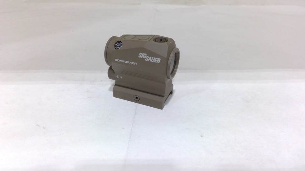 EDEMO SIG SAUER OPMOD Romeo5 XDR 1x20mm Compact Reflex Red Dot Sight, 2 MOA Dot/65 MOA Circle Dot Reticle, Flat Dark Earth SOR52112, EDEMO4
