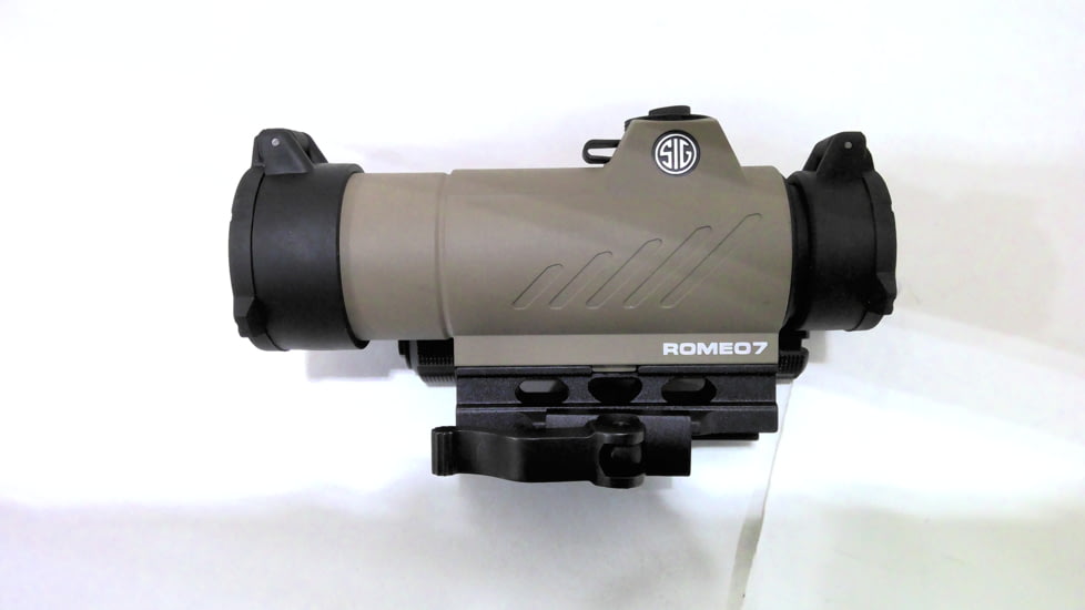 EDEMO SIG SAUER OPMOD Romeo7 Full Size Red Dot Sight, 1x30mm, 2 MOA Red Dot, 0.5 MOA Adj, M1913, FDE, SOR71021, EDEMO2