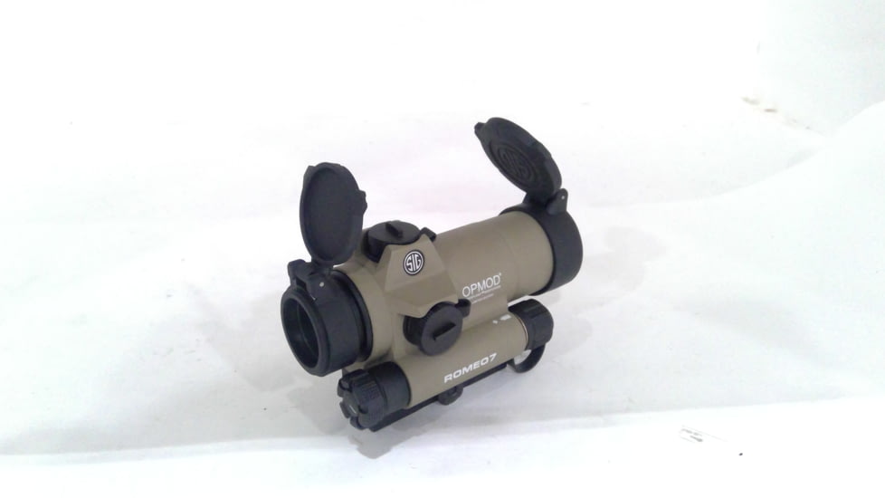 EDEMO SIG SAUER OPMOD ROMEO7 Reflex Red Dot Sight, 1x30mm, 2 MOA Red Dot Reticle, FDE, SOR71021, EDEMO12
