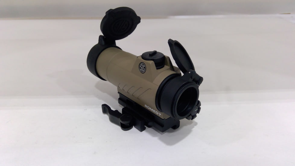 EDEMO SIG SAUER OPMOD ROMEO7 Reflex Red Dot Sight, 1x30mm, 2 MOA Red Dot Reticle, FDE, SOR71021, EDEMO5