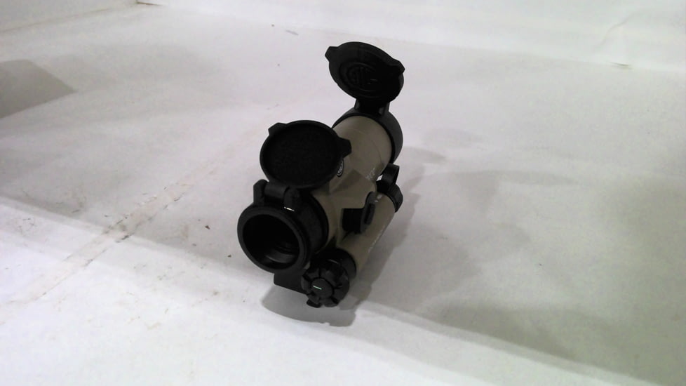EDEMO SIG SAUER OPMOD ROMEO7 Reflex Red Dot Sight, 1x30mm, 2 MOA Red Dot Reticle, FDE, SOR71021, EDEMO7