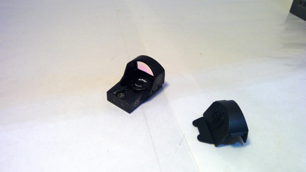 EDEMO SIG SAUER Romeo 1 Reflex Sight, 1x30mm, 6 MOA Red Dot, 1.0 MOA Adjustable, Black, Medium, SOR11600, EDEMO1