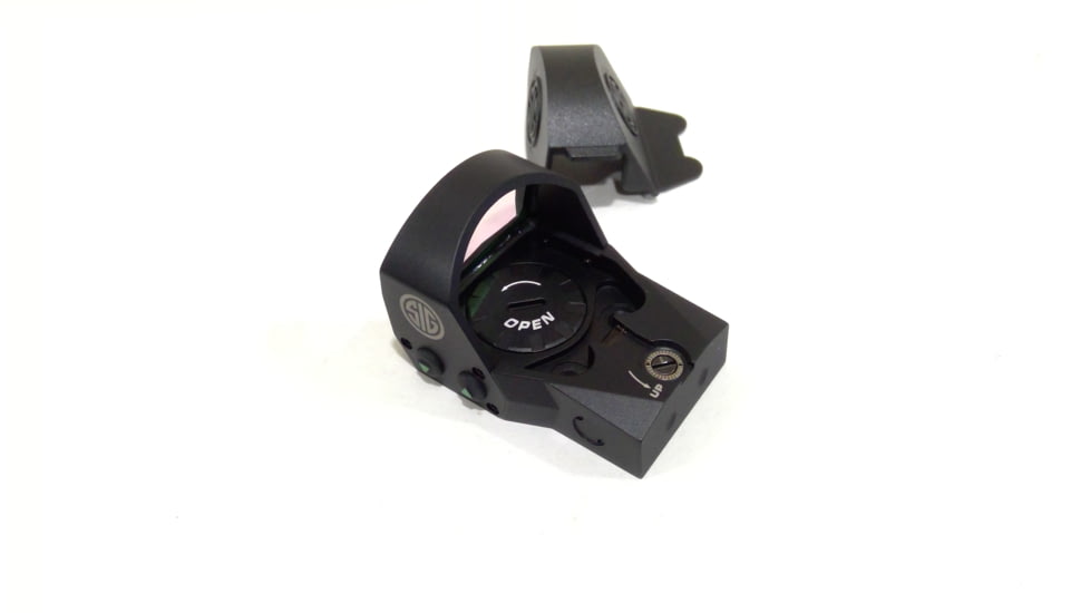 EDEMO SIG SAUER Romeo 1 Reflex Sight, 1x30mm, 6 MOA Red Dot, 1.0 MOA Adjustable, Black, Medium, SOR11600, EDEMO3