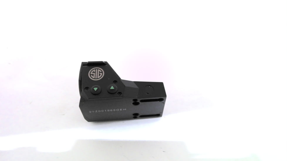 EDEMO SIG SAUER Romeo 1 Reflex Sight, 1x30mm, 6 MOA Red Dot, 1.0 MOA Adjustable, Black, Medium, SOR11600, EDEMO8