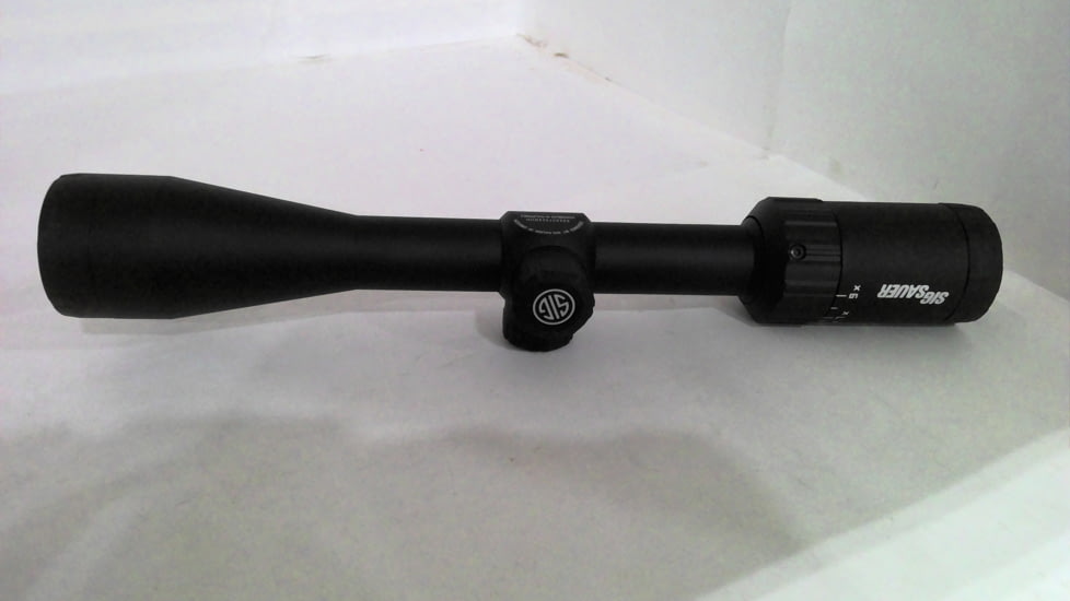 EDEMO SIG SAUER Whiskey3 3-9x40mm Rifle Scope 1 inch Tube, Second Focal Plane, Black, Quadplex Reticle, MOA, SOW33202, EDEMO2