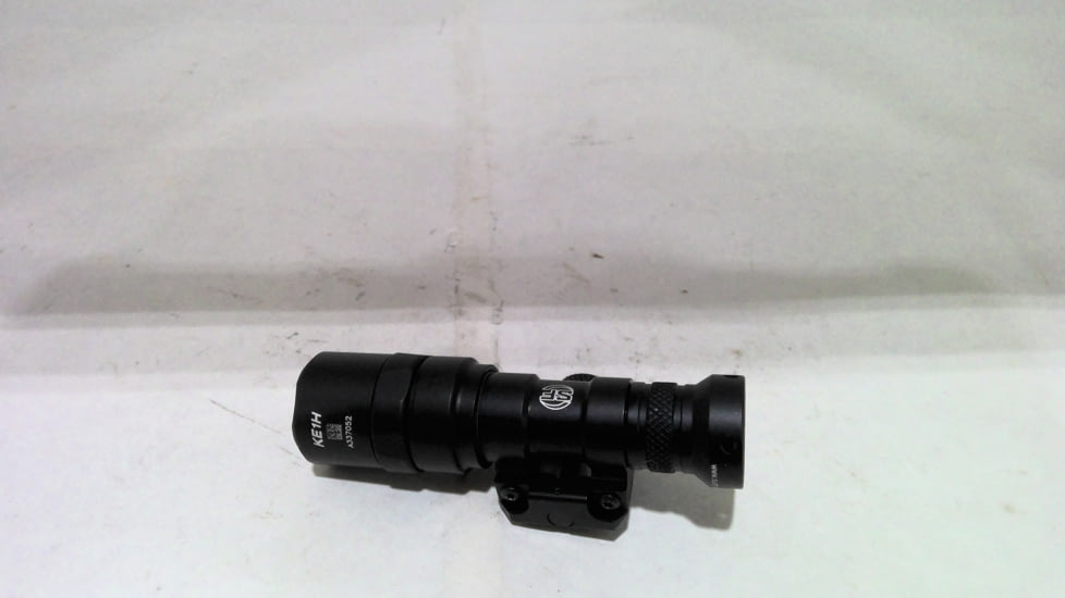 EDEMO SureFire M300 Mini Scout LED Flashlight with Z68 Click Switch, CR123A, White, 500 Lumens, Black, M300C-Z68-BK, EDEMO1