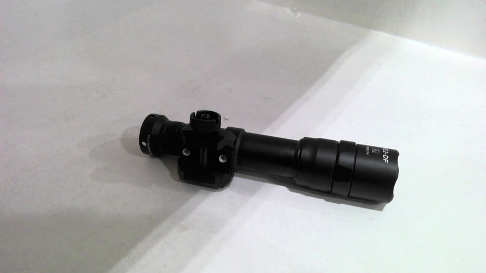 EDEMO SureFire M600DF Ultra Scout Light LED Weapon Light, 18650, White, 1500 Lumens, Black, M600DF-BK, EDEMO3