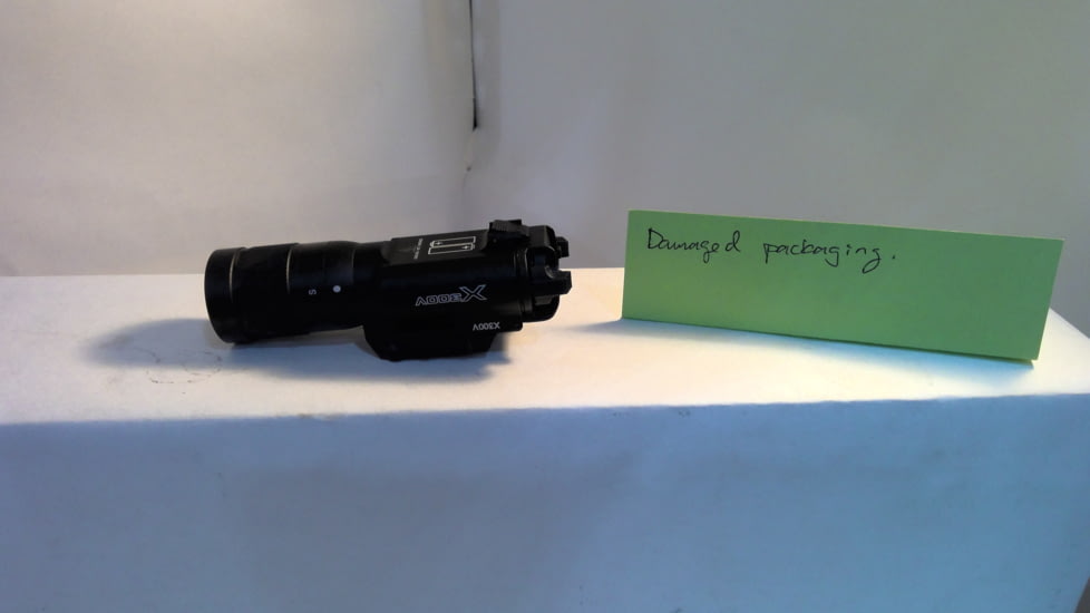 EDEMO SureFire X300V Flashlight, CR123A, White, 350 Lumens, Black, X300V, EDEMO1