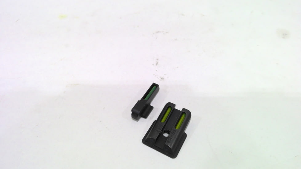 USED TruGlo Brite-Site Tritium/Fiber Optic Green/Yellow Sight for Ruger LC Pistols, TG-TG131RT2Y, EDEMO1, Used, Condition Like New, Inspect and Rebox
