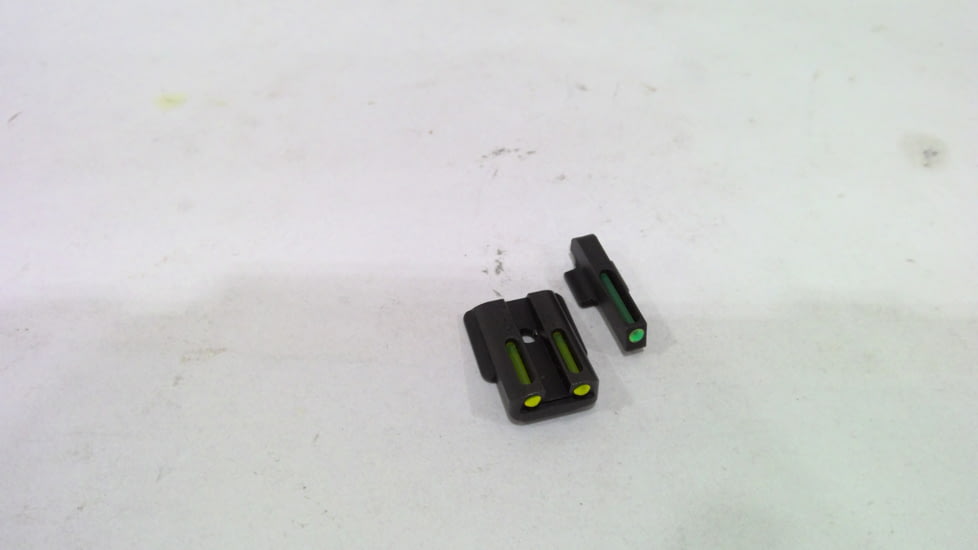 USED TruGlo Brite-Site Tritium/Fiber Optic Green/Yellow Sight for Ruger LC Pistols, TG-TG131RT2Y, EDEMO1, Used, Condition Like New, Inspect and Rebox