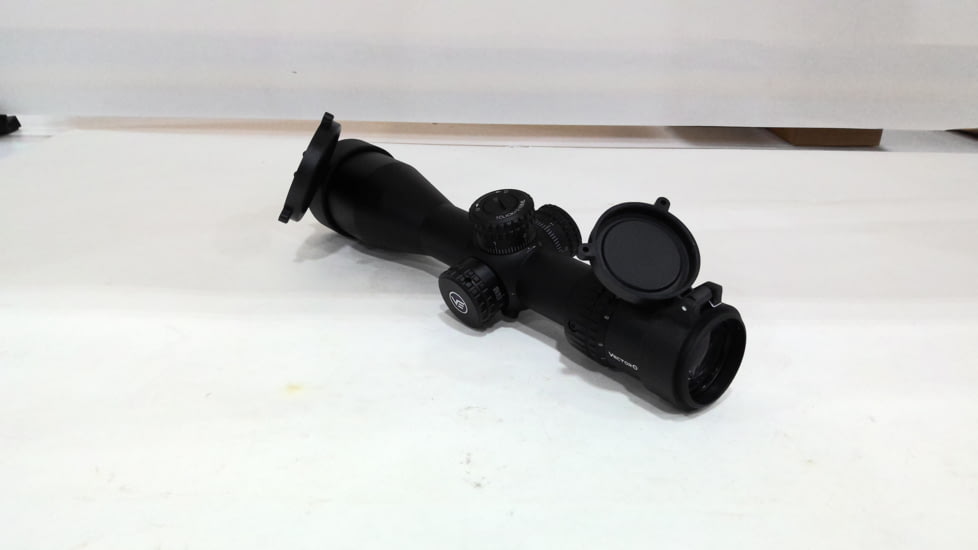 EDEMO Vector Optics Veyron Rifle Scope, 3-12x44mm, First Focal Plane, 30mm Tube, MPR-4 Non-Illuminated Reticle, 6061-T6, Black, SCFF-21, EDEMO3