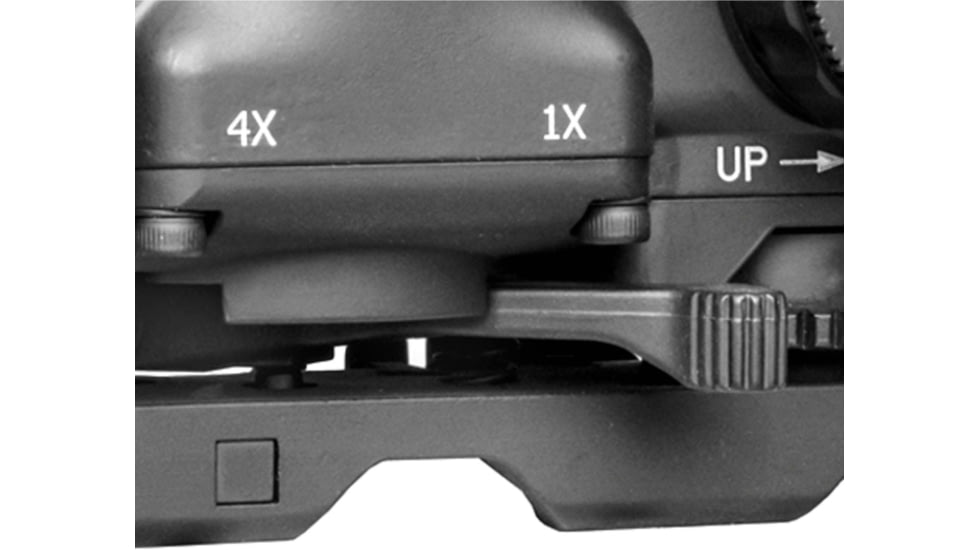 Elcan Specter DR 1x/4-7.62x51mm Rifle Scope, BDC Reticle, Black, DFOV4-B146-C20