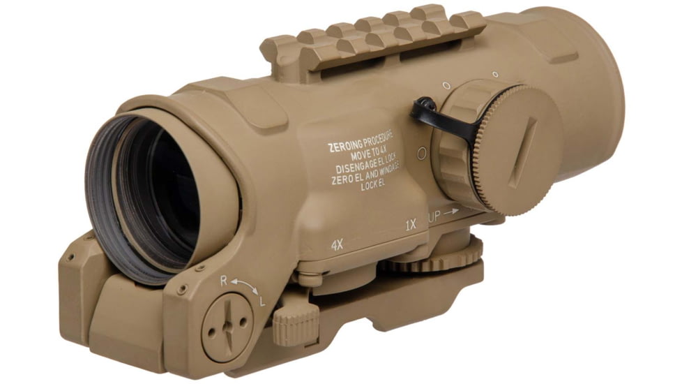 Elcan Specter DR 1x/4-7.62x51mm Rifle Scope, BDC Reticle, FDE, DFOV4-T265-C20