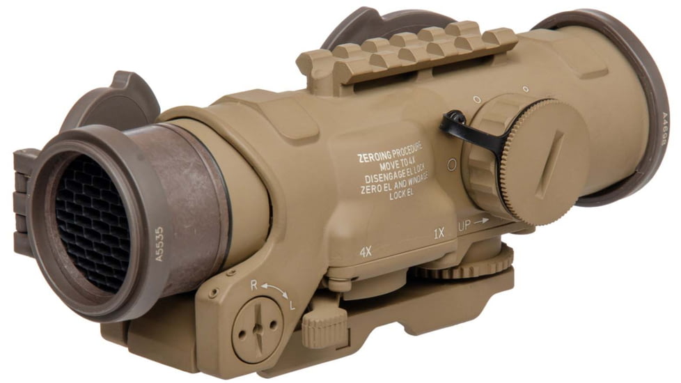 Elcan Specter DR 1x/4-7.62x51mm Rifle Scope, BDC Reticle, FDE, DFOV4-T265-C20