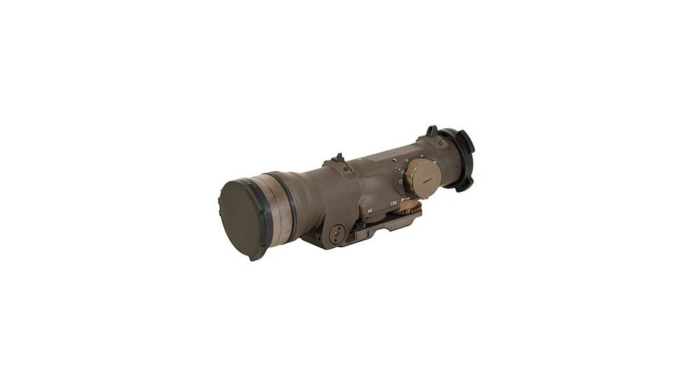 Elcan SpecterDR Dual Role 1.5-6x Optical Sight, Integral A.R.M.S. Picatinny Mount, Anti-Reflection Device, 5.56, CX5455 Ballistic Reticle, Flat Dark Earth, DFOV156-T1