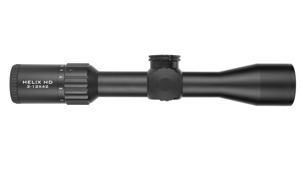 Element Optics 2-12x42 Helix HD Compact Rifle Scope, 30mm Tube, Second Focal Plane, RAPTR-1F Reticle, Black, 50057