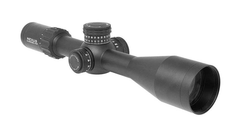 Element Optics Nexus 4-25x50mm Gen 2 Rifle Scope, 30mm Tube, First Focal Plane, MRAD APR- 2D, Black, ELE50006