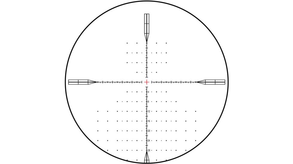 Element Optics Nexus Rifle Scope, 5-20x50mm, 30mm Tube, First Focal Plane, EHR - 1D MOA Reticle, Matte Finish, Black, 50004