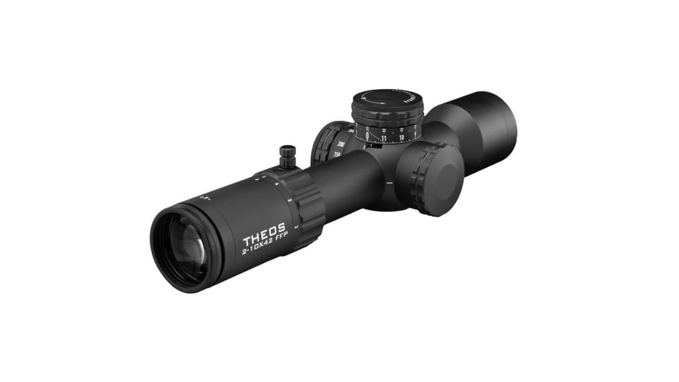 Element Optics Theos 2-10x42mm LPVO 34mm Tube Rifle Scope, First Focal Plane, MPR-1D, Black, ELE50063