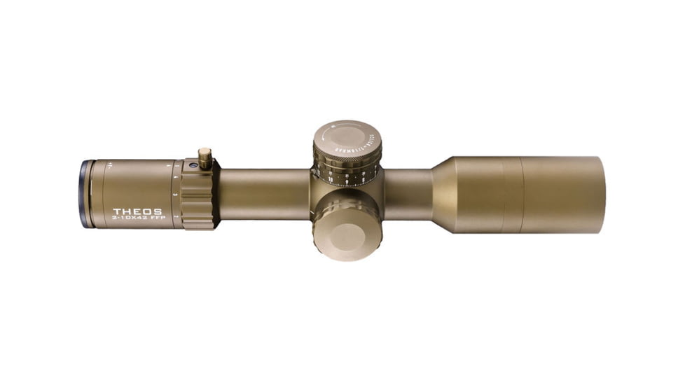 Element Optics Theos 2-10x42mm LPVO 34mm Tube Rifle Scope, First Focal Plane, MPR-1D, Flat Dark Earth, ELE50064