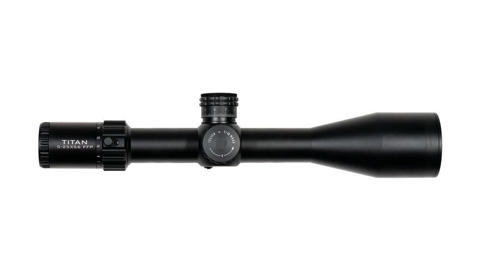 Element Optics Titan Rifle Scope, 5-25x56mm, 34mm Tube, First Focal Plane, APR-1C Reticle MRAD, Matte Finish, Black, 50020