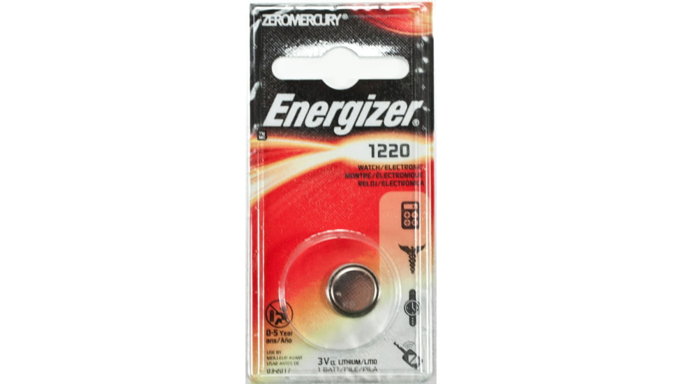 Energizer 3 Volt Lithium Coin Button Cell Electronic / Watch Battery, CR1220, ECR1220BP