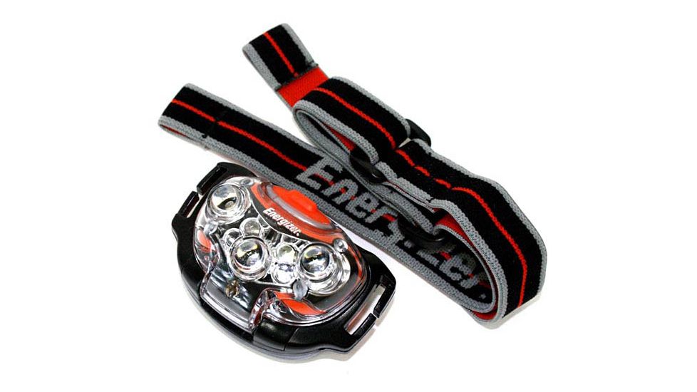 Energizer 7 LED Headlight, 4 Modes, White &amp; Red LEDs ELHD7L33AE