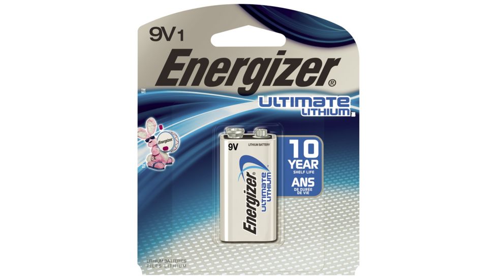Energizer Advanced Ultimate Lithium 9V Battery, Pack of 1, L522SBP