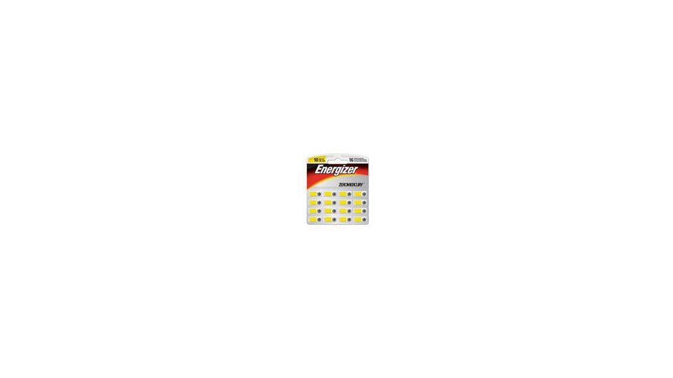 Energizer Hearing Aid Size 10 Batteries, Energizer 10 size Hearing Aid Batteries 1.4 Volts Packs Energizer 10 Size Hearing Aid Batteries 16 Pack EZ Change Pack