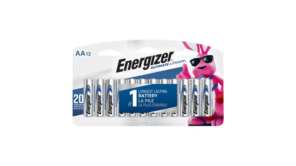Energizer Ultimate Lithium Batteries AA, 12-pack, L91SBP12