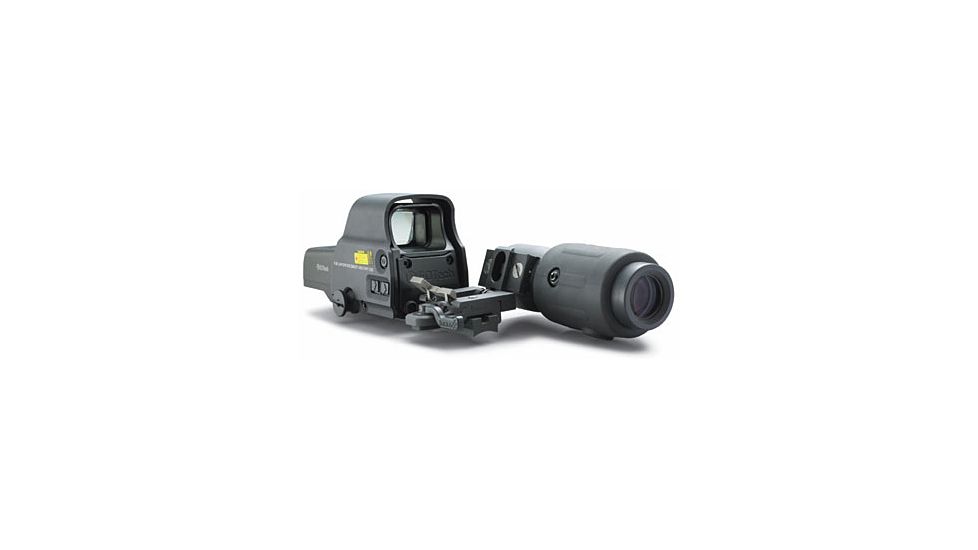 EOTech HOLOgraphic Sight 557 w/ G23 3x FTS Magnifier Weapon Sight System w/ FREE ScopeCoat Protective Covers and AA batteries, 557-G23FTS-KIT