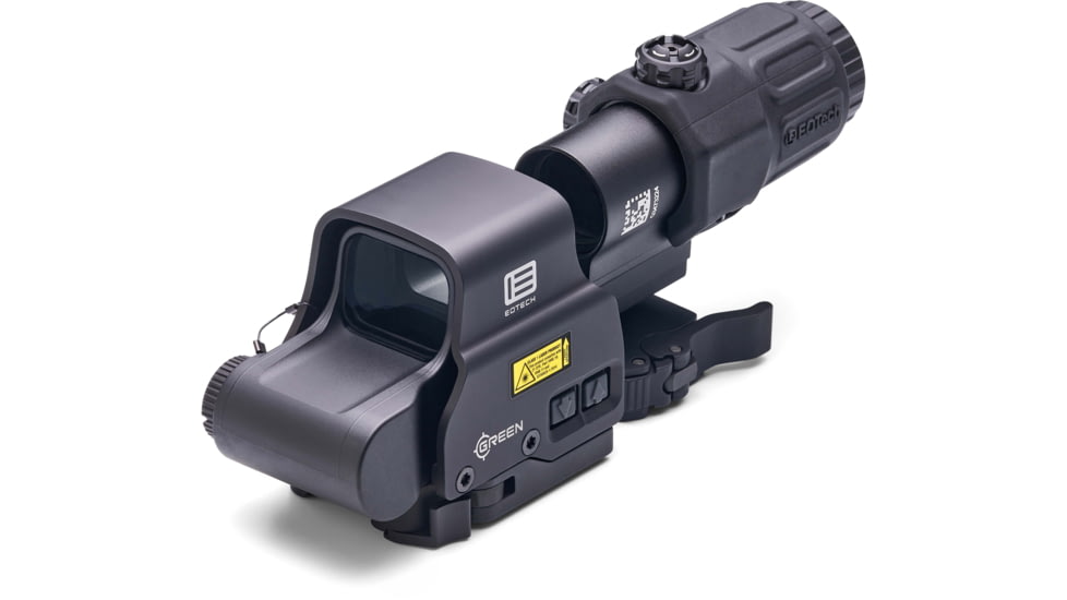 EOTech Holographic Hybrid Green Dot Sight w/ G33 Magnifier and STS Mount, Black, HHS-GRN