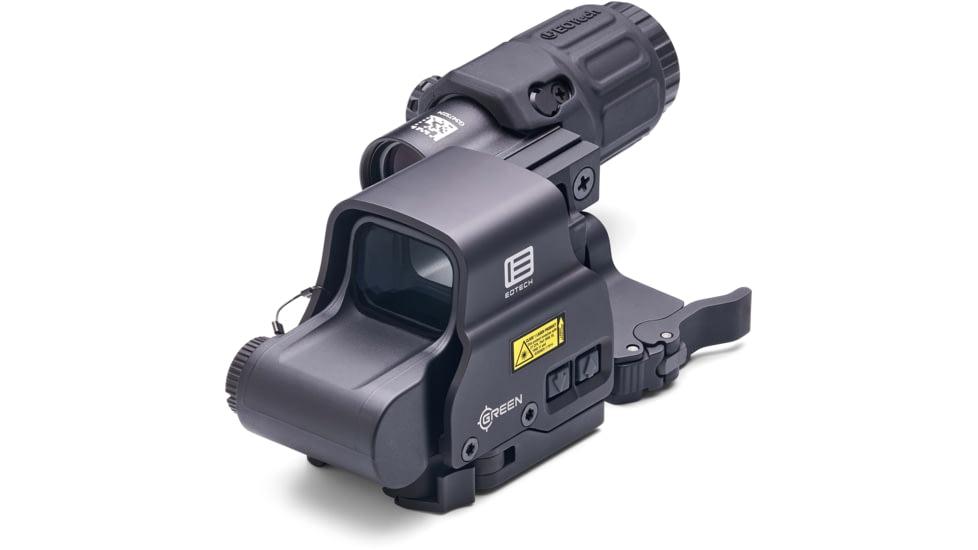 EOTech Holographic Hybrid Green Dot Sight w/ G33 Magnifier and STS Mount, Black, HHS-GRN