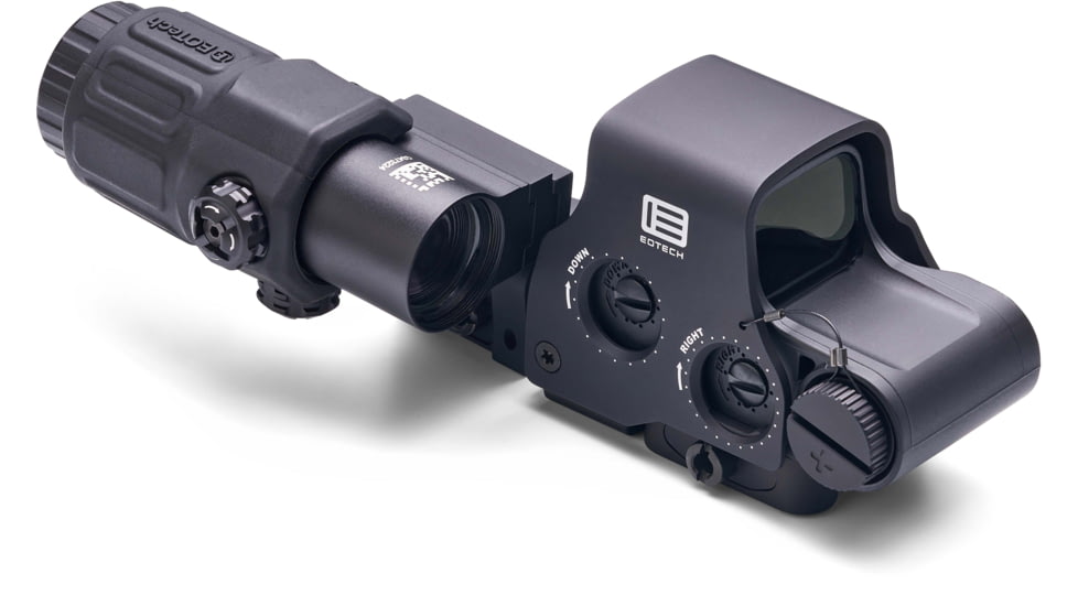 EOTech Holographic Hybrid Green Dot Sight w/ G33 Magnifier and STS Mount, Black, HHS-GRN