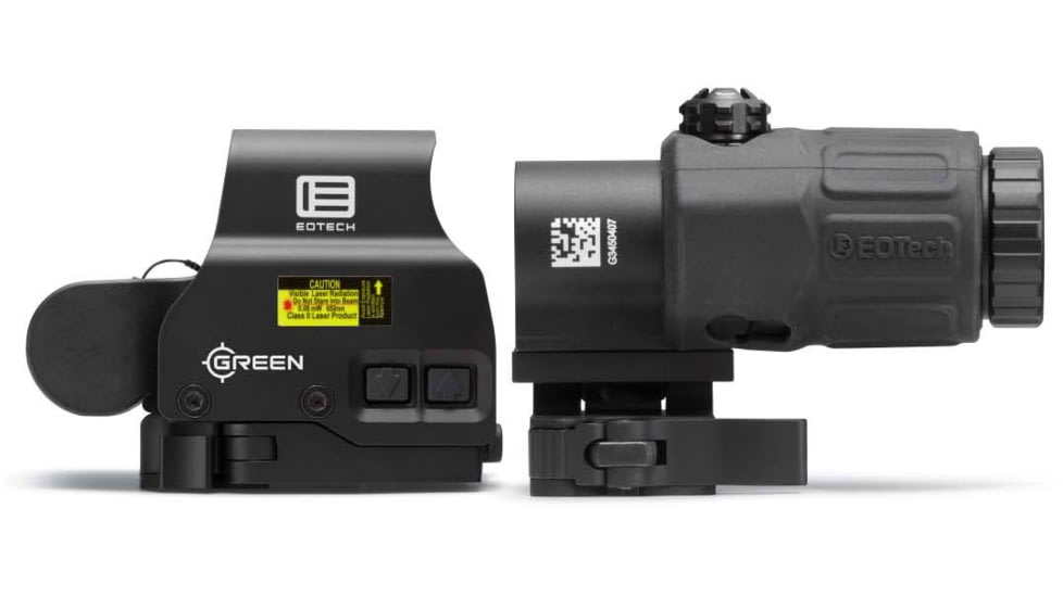 EOTech Holographic Hybrid Green Dot Sight w/ G33 Magnifier and STS Mount, Black, HHS-GRN