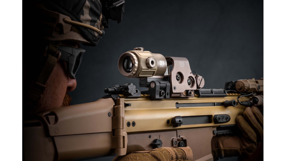 EOTech HWS EXPS 3 Circle Red Dot Sight, 1 Dot Reticle, w/Standard, Tan, EXPS3-0TAN