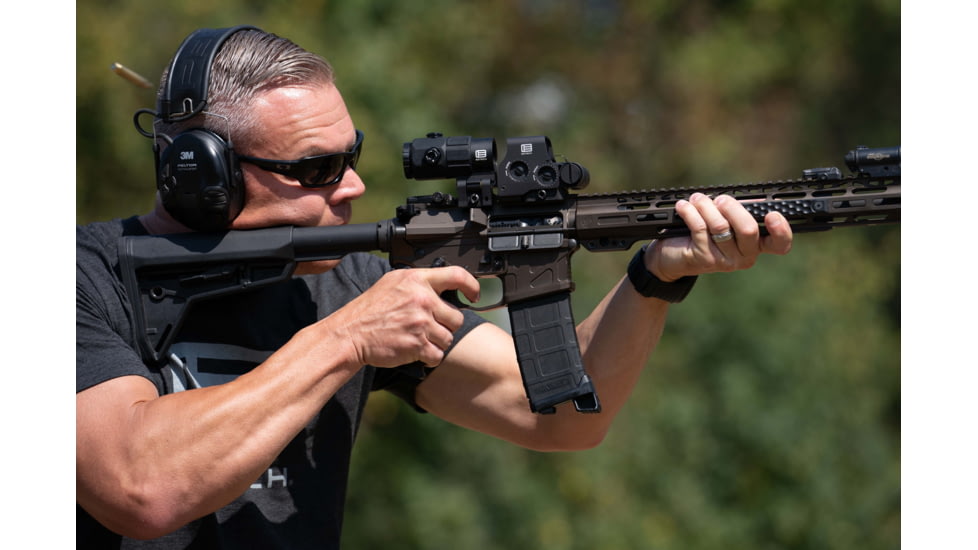 EOTech Transverse Red Dot Sight, 68 MOA Ring and 1 MOA Dot, Black, XPS3-0