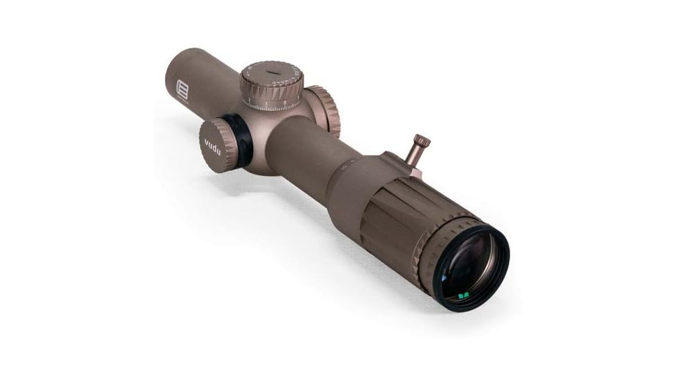 EOTech Vudu 1-10x28mm Rifle Scope w/ Daylight Bright Dot, First Focal Plane, SR5 MRAD Reticle, Tan/FDE, VDU1-10SR5DFTAN