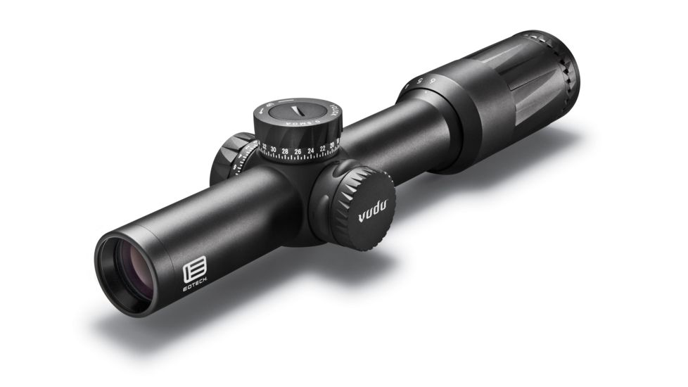 EOTech Vudu Rifle Scope, 1-6x24mm, First Focal Plane, SR1 Reticle, Black, VUDU.1-6.FFP.SR1