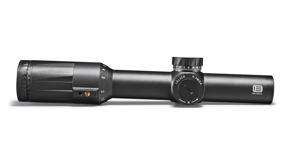 EOTech Vudu Rifle Scope, 1-6x24mm, First Focal Plane, SR1 Reticle, Black, VUDU.1-6.FFP.SR1