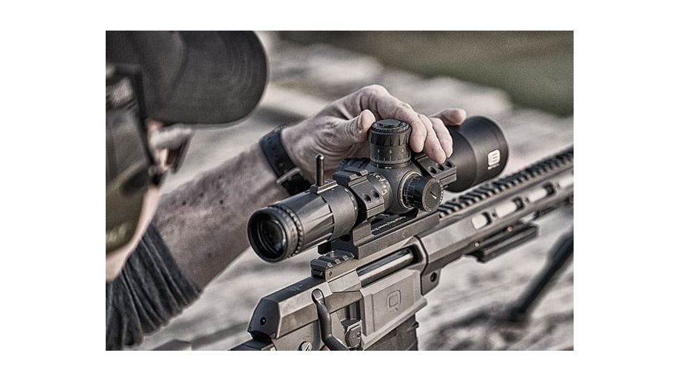 EOTech Vudu Rifle Scope, 1-8x24mm, Second Focal Plane, HC3 Reticle, Black, VDU1-8SFHC3