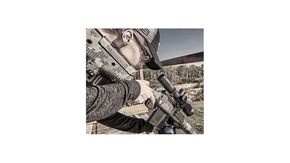 EOTech Vudu Rifle Scope, 1-8x24mm, Second Focal Plane, HC3 Reticle, Black, VDU1-8SFHC3