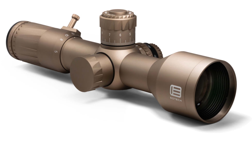 EOTech Vudu 5-25x50mm Rifle Scope, 34mm Tube, First Focal Plane, MD4 MOA Reticle, Tan/FDE, VDU5-25MD4TAN