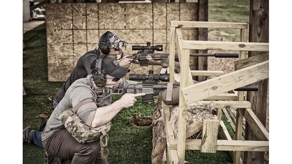 EOTech Vudu Rifle Scope, 5-25x50mm, 34mm Tube, First Focal Plane, MD3 Reticle, Hard Anodized, Black, VDU5-25FFMD3