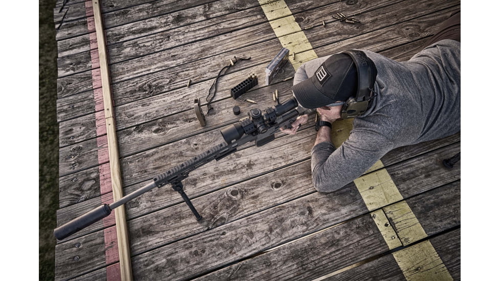 EOTech Vudu Rifle Scope, 5-25x50mm, 34mm Tube, First Focal Plane, MD3 Reticle, Hard Anodized, Black, VDU5-25FFMD3